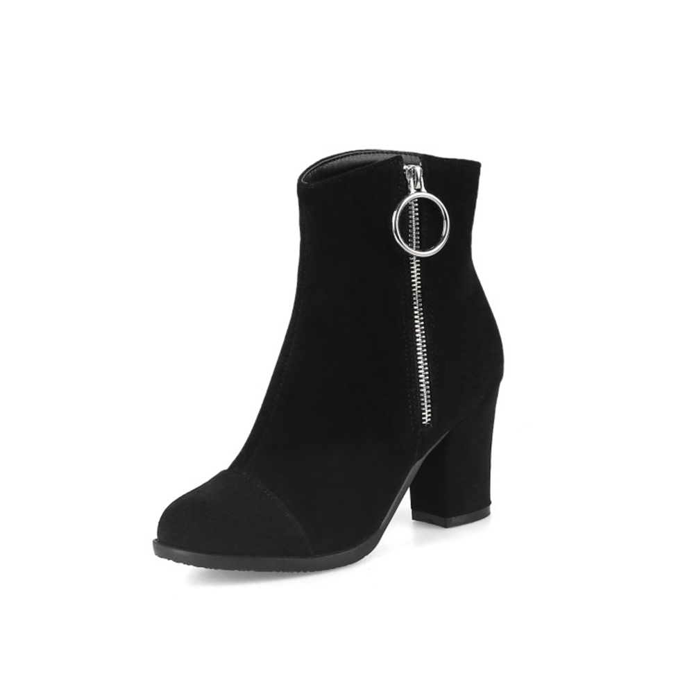 Women'S Fashion Riding Boots - Botas de mujer บูทหุ้มข้อแฟชั่นสำหรับผู้หญิงซิปสีดำส้นสูงสีแดงงานแต่งงานรองเท้าโกธขนาดใหญ่สุด32-52 53 54