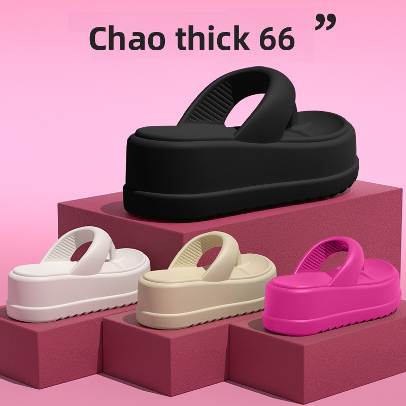 Women'S Fashion Sandals - รองเท้าแตะแบบหนาแฟชั่นใหม่ปี 2026 รองเท้าส้นตึกสำหรับผู้หญิง รองเท้าแตะชายหาดสำหรับผู้หญิง รองเท้าแตะใส่ในบ้านเพื่อความสบาย รองเท้าแตะฤดูร้อนสำหรับผู้หญิง