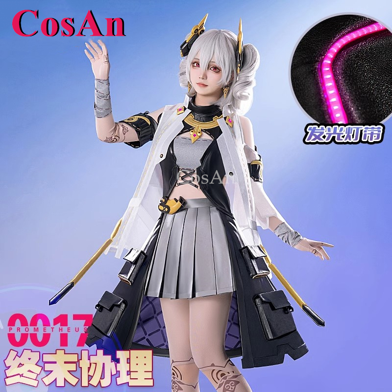Women Fashion Jackets - คอสแอนเกม ฮอนไค อิมแพ็ค 3 โพรมีธีอุสคอสเพลย์เครื่องแต่งกายแฟชั่นหวานน่ารักเครื่องแบบผู้หญิงปาร์ตี้ฮาโลวีนเสื้อผ้าสวมบทบาท