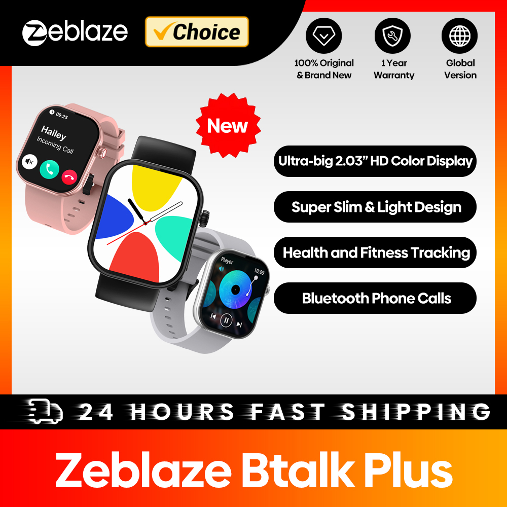 Turkey Women Fashion - ใหม่ Zeblaze Btalk Plus โทรด้วยเสียง Smartwatch