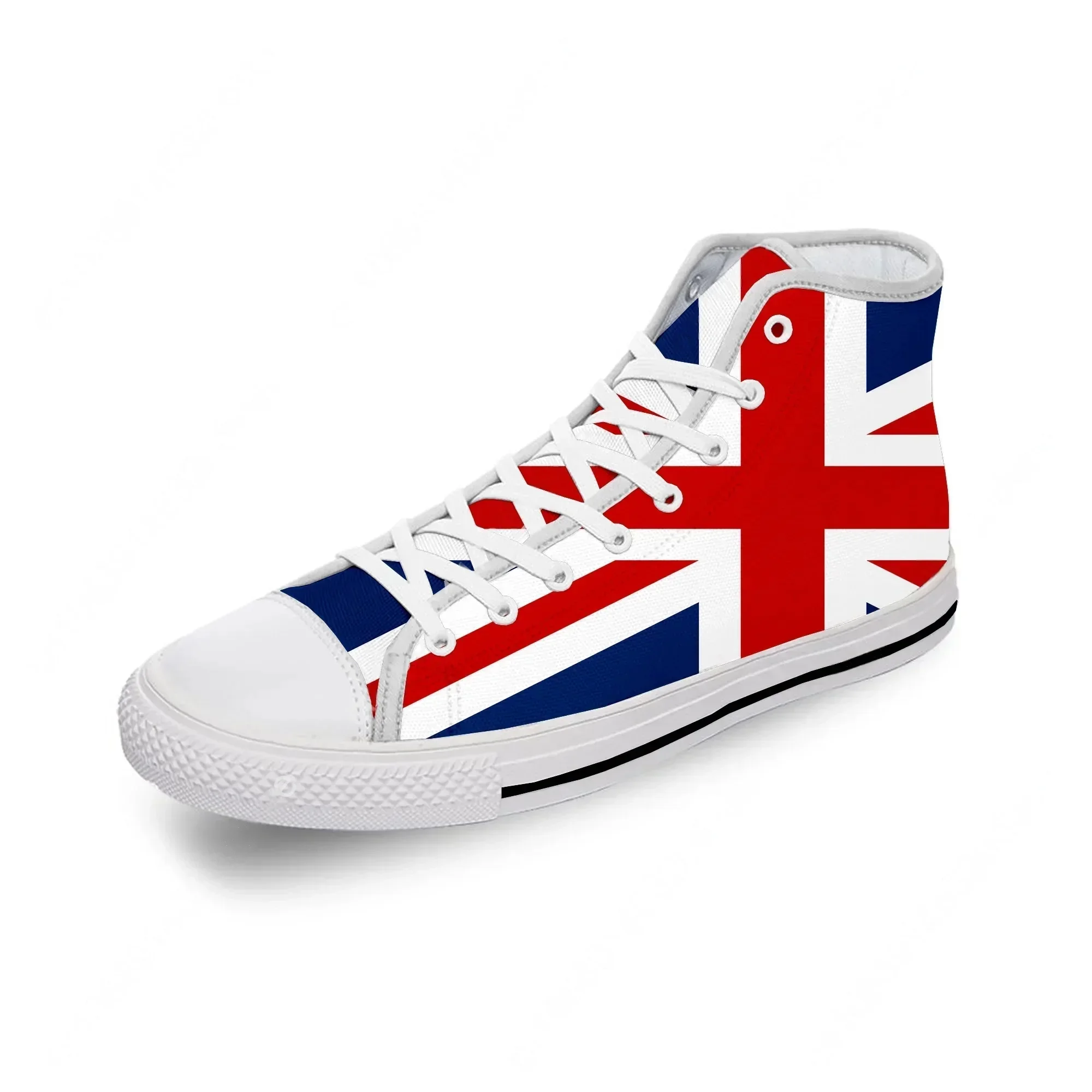 Women Fashion Uk - อังกฤษ ธงชาติอังกฤษ ยูเนี่ยนแจ็ค ผ้าสีขาว แฟชั่น 3D