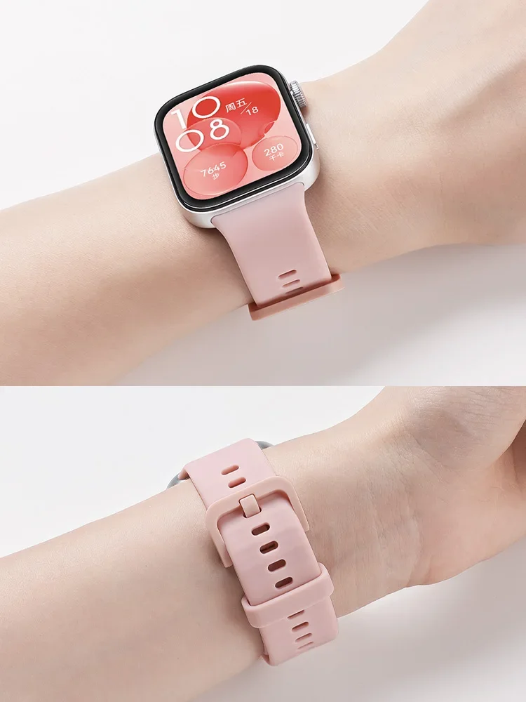 Women'S Fashion Website - สายนาฬิกาสำหรับ HUAWEI WATCH Fit 3สายนาฬิกาทางการกีฬาสร้อยข้อมือซิลิโคน1:1สำหรับ Correa