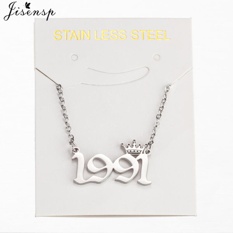 มงกุฎสแตนเลสปีจํานวนสร้อยคอสํา - Women'S Fashion Year 2000 บทวิจารณ์และราคา