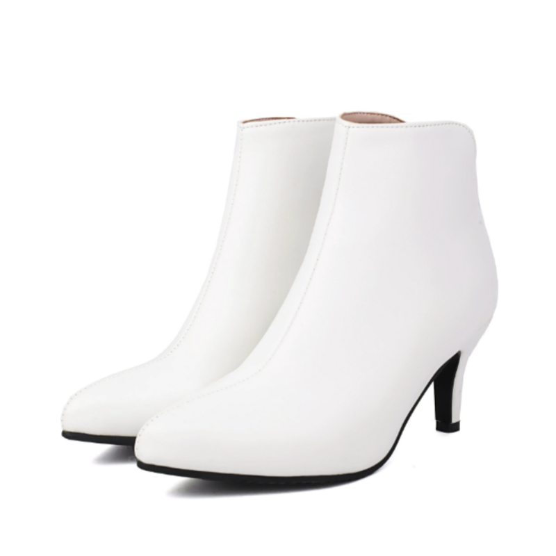 รองเท้าบูทส้นสูงแบบสั้น 6 ซม.  - Women'S Fashion Riding Boots บทวิจารณ์และราคา