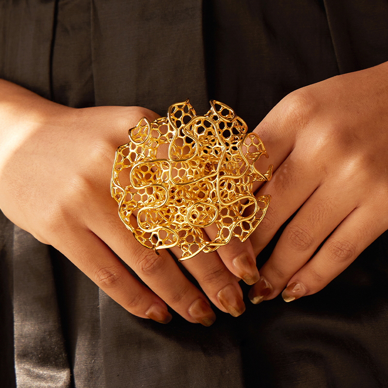 IVOG Hollow Out 18K Gold Plate - Women'S Fashion Website บทวิจารณ์และราคา