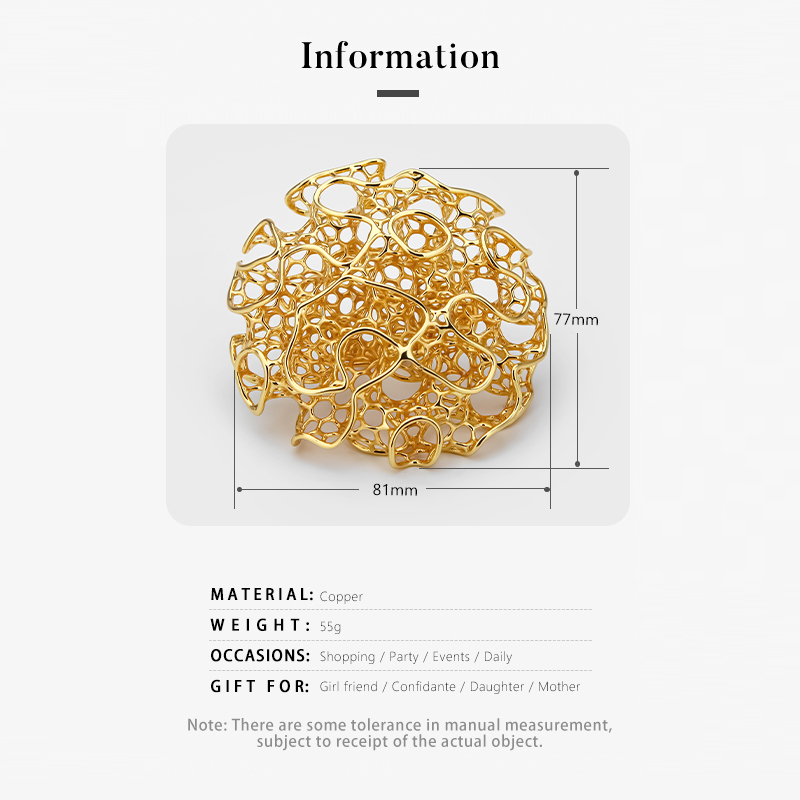 IVOG Hollow Out 18K Gold Plate - Women'S Fashion Website บทวิจารณ์และราคา