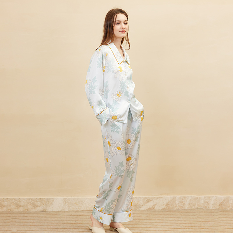 แฟชั่นชุดนอนพิมพ์ลายเดซี่ผู้หญ - Women'S Fashion Suit บทวิจารณ์และราคา