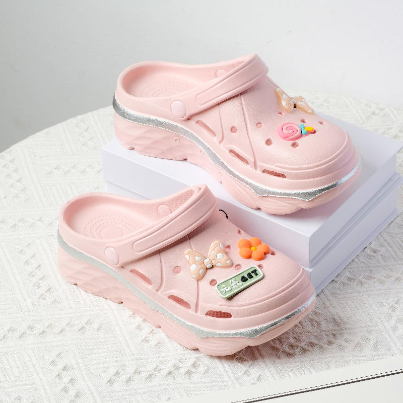 รองเท้าแตะผู้หญิงแบบสวม ระบายอ - Women'S Fashion Korea บทวิจารณ์และราคา