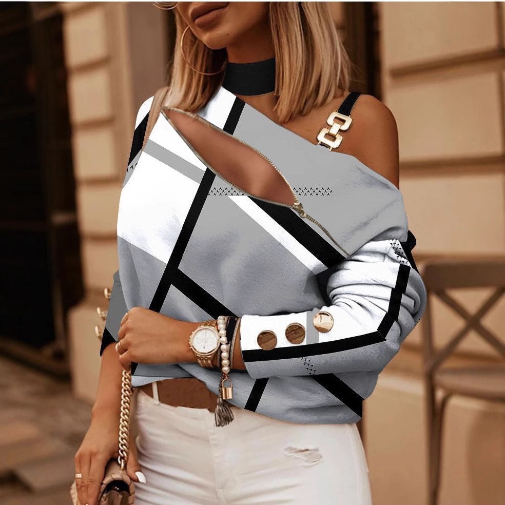 เสื้อเบลาส์เปิดไหล่สำหรับผู้หญ - Off Shoulder Top บทวิจารณ์และราคา