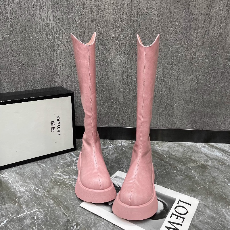 รองเท้าบูทผู้หญิงแบบเรียบง่าย  - Women'S Fashion Korea บทวิจารณ์และราคา