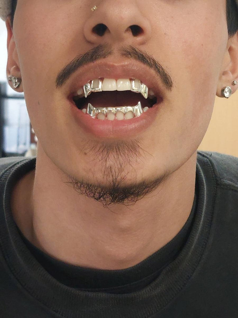 TOP GRILLZ Vampire Grills DIY  - Women'S Fashion Visor บทวิจารณ์และราคา