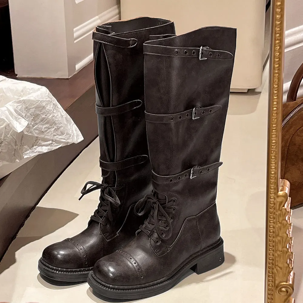 รองเท้าบูทสูงถึงเข่าสำหรับผู้ห - Women'S Fashion Riding Boots บทวิจารณ์และราคา