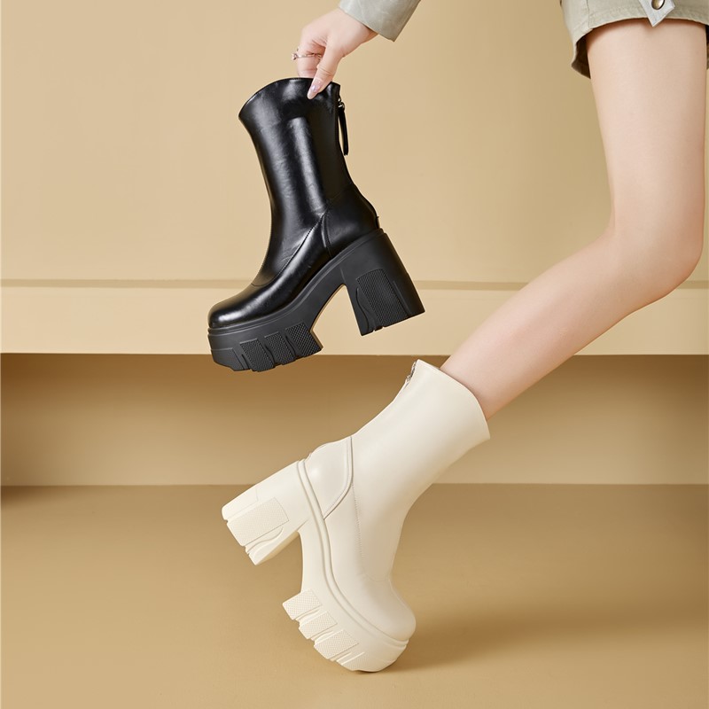 รองเท้าบูทสไตล์ตะวันตกสำหรับผู - Women'S Fashion Riding Boots บทวิจารณ์และราคา