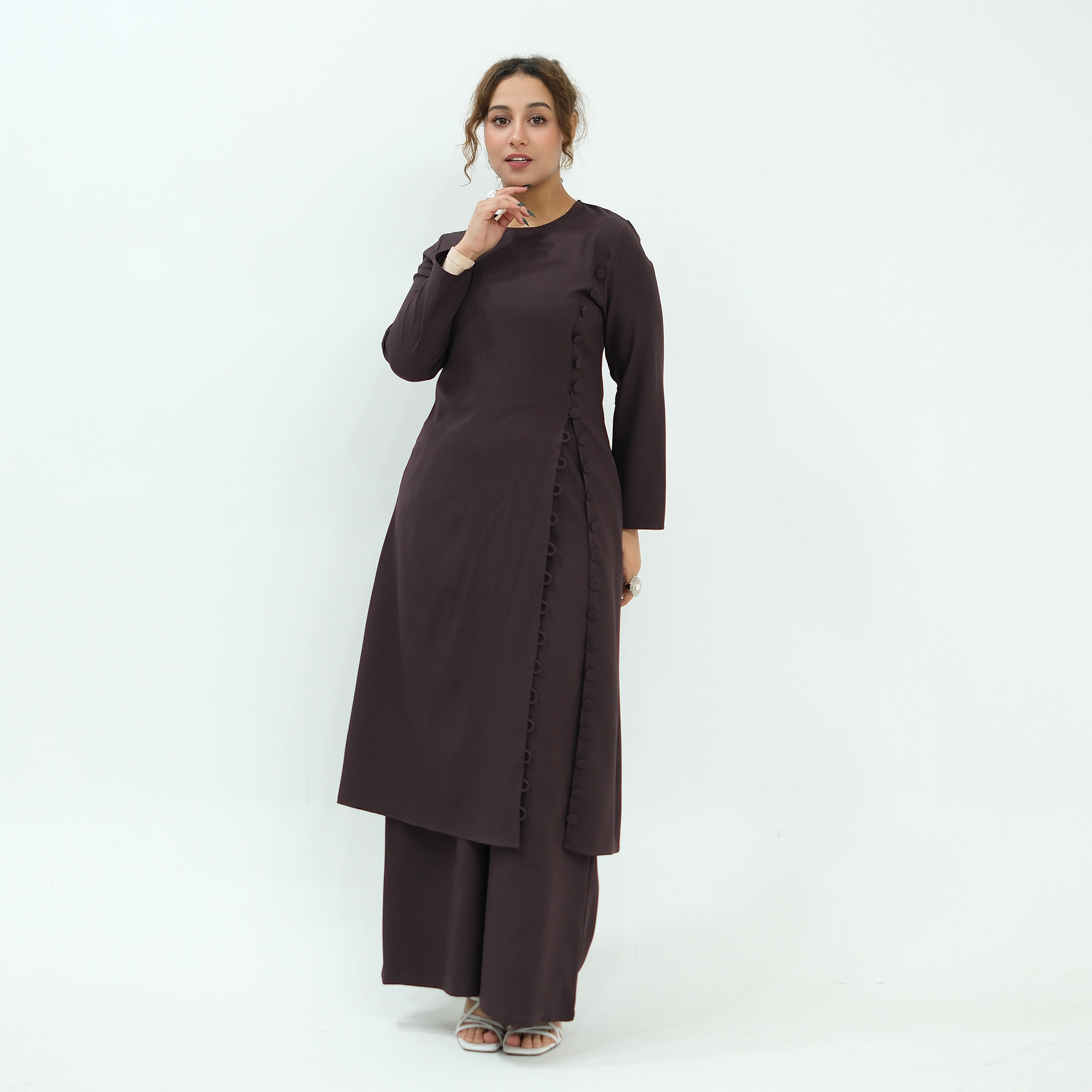 ชุดมุสลิมสองชิ้นสำหรับผู้หญิง  - Turkey Women Fashion บทวิจารณ์และราคา