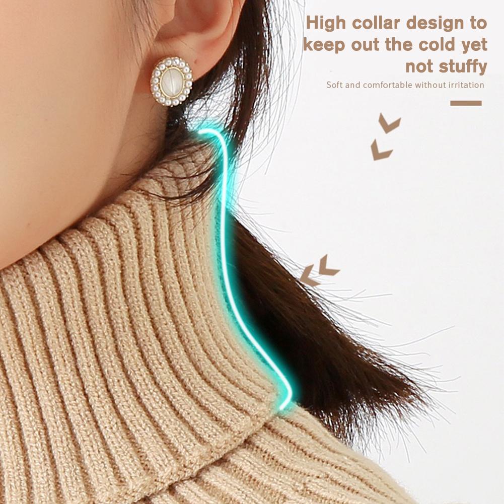 อบอุ่นถักผ้าพันคอผู้หญิงคอเต่า - Turtleneck Bodysuit บทวิจารณ์และราคา