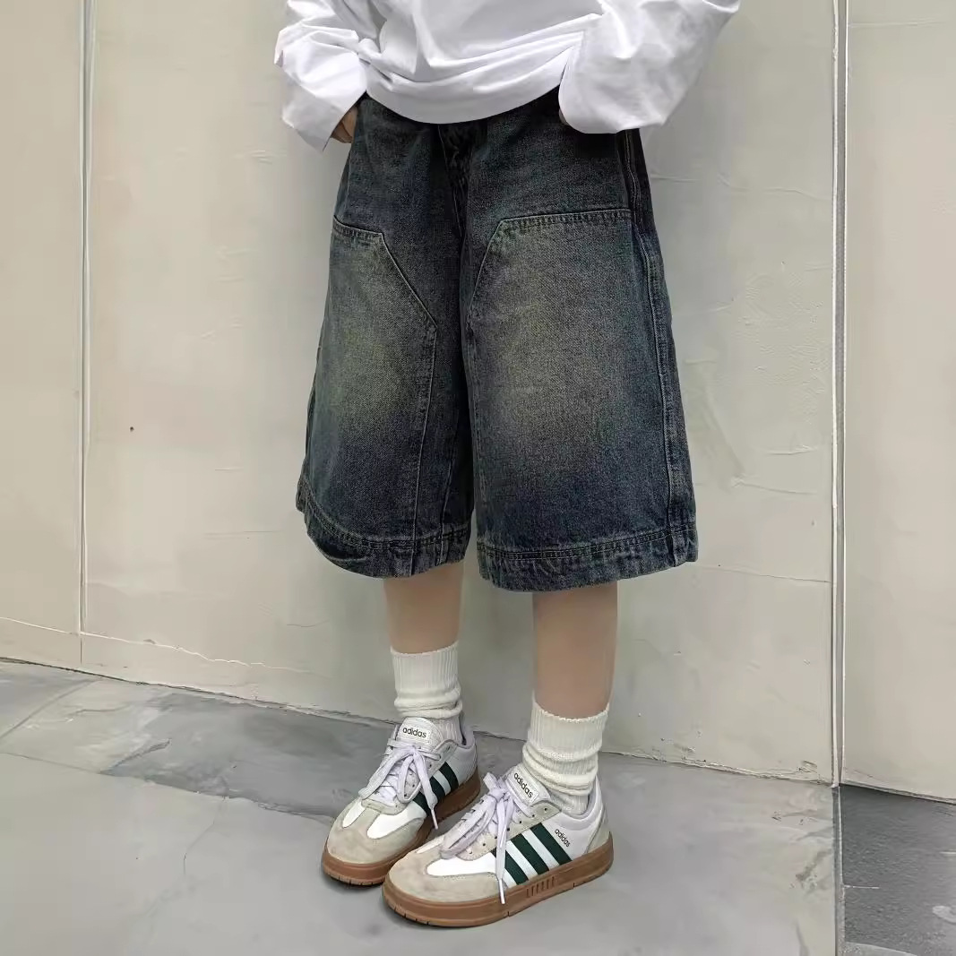 กางเกงยีนส์ขาสั้นทรงหลวมสไตล์ว - Denim Shorts Women บทวิจารณ์และราคา