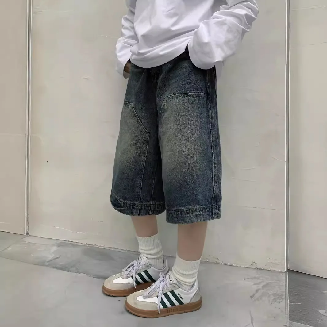 กางเกงยีนส์ขาสั้นทรงหลวมสไตล์ว - Denim Shorts Women บทวิจารณ์และราคา