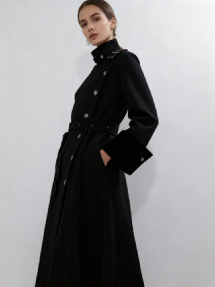 เสื้อโค้ทขนสัตว์ยาวสไตล์โกธิคส - Women Fashion Jackets บทวิจารณ์และราคา