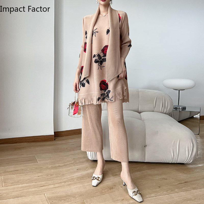 ชุดแฟชั่นอัดพลีท3ชิ้นสำหรับผู้ - Women'S Fashion Show 2022 บทวิจารณ์และราคา