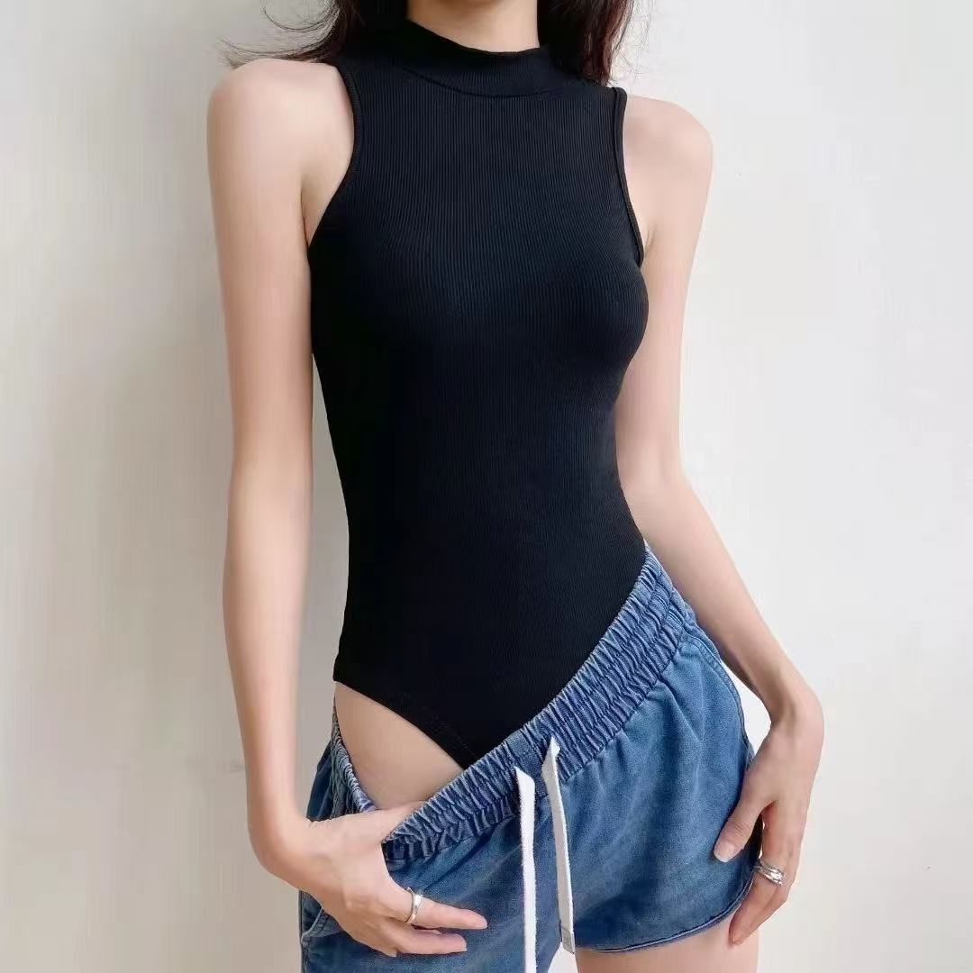 บอดี้สูทผู้หญิงเซ็กซี่ คอเต่าค - Turtleneck Bodysuit บทวิจารณ์และราคา