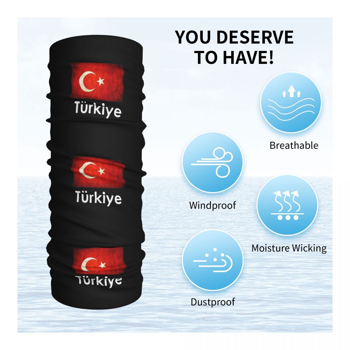 Turkiye ตุรกีธงออกแบบของขวัญผ้ - Turkey Women Fashion บทวิจารณ์และราคา