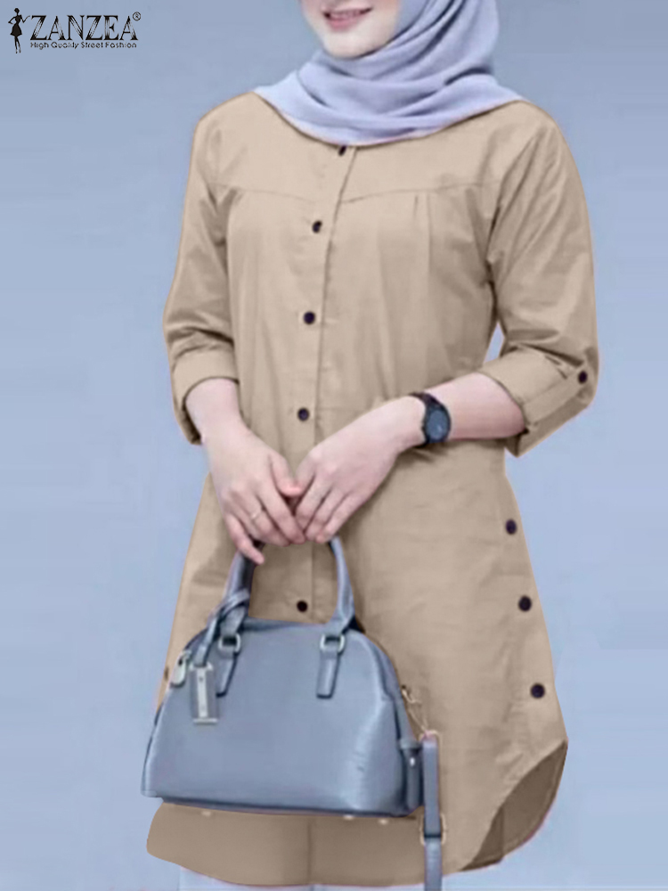 เสื้อเชิ้ตแฟชั่นสปริง ZANZEA ป - Turkey Women Fashion บทวิจารณ์และราคา