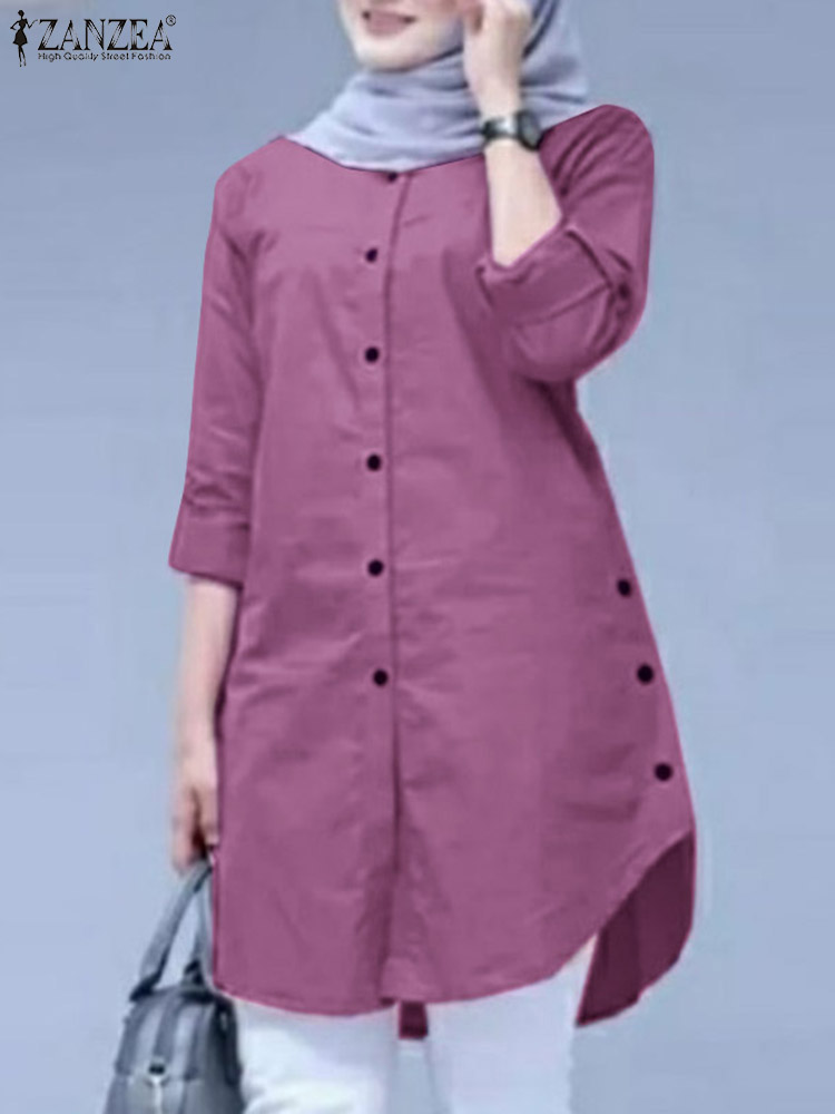 เสื้อเชิ้ตแฟชั่นสปริง ZANZEA ป - Turkey Women Fashion บทวิจารณ์และราคา