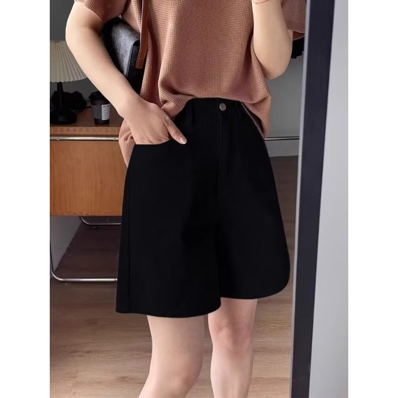 กางเกงยีนส์ขาสั้นผู้หญิง สีขาว - Denim Shorts Women บทวิจารณ์และราคา