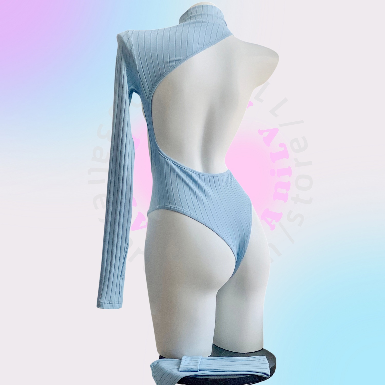 ชุดบอดี้สูทคอเต่าไหล่เดียวสำหร - Turtleneck Bodysuit บทวิจารณ์และราคา