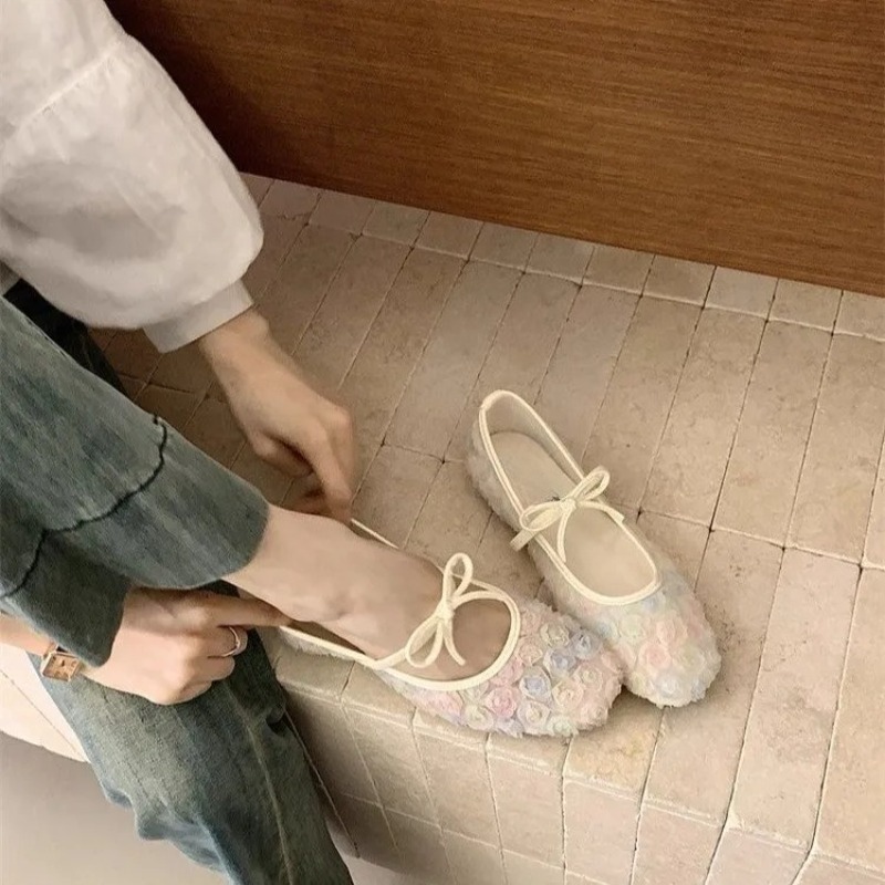 รองเท้าแมรี่เจนตาข่ายลายกุหลาบ - Women'S Fashion Spring Summer 2026 บทวิจารณ์และราคา