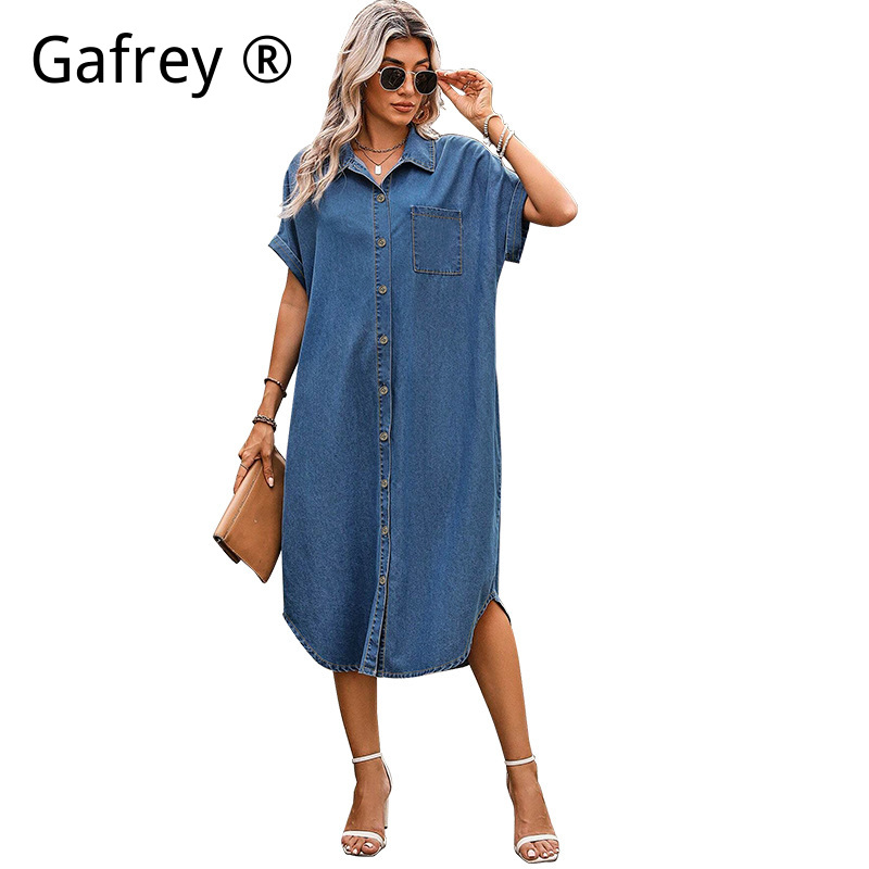 เดรสยีนส์ผู้หญิงไซส์ใหญ่พิเศษ  - Denim Shorts Women บทวิจารณ์และราคา