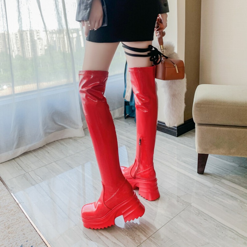 รองเท้าบูทหุ้มข้อสูงสำหรับผู้ห - Women'S Fashion Riding Boots บทวิจารณ์และราคา