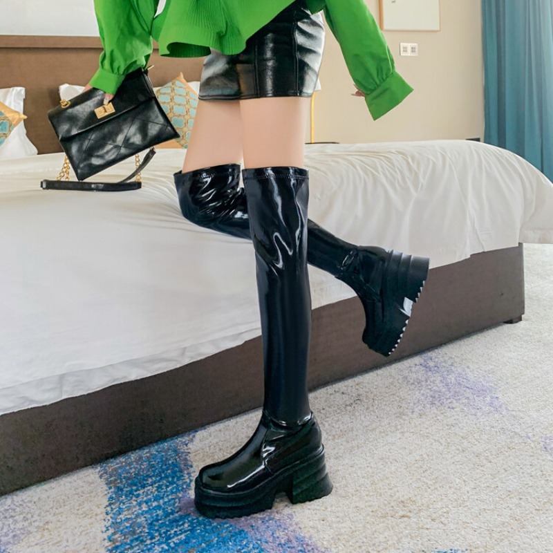 รองเท้าบูทหุ้มข้อสูงสำหรับผู้ห - Women'S Fashion Riding Boots บทวิจารณ์และราคา