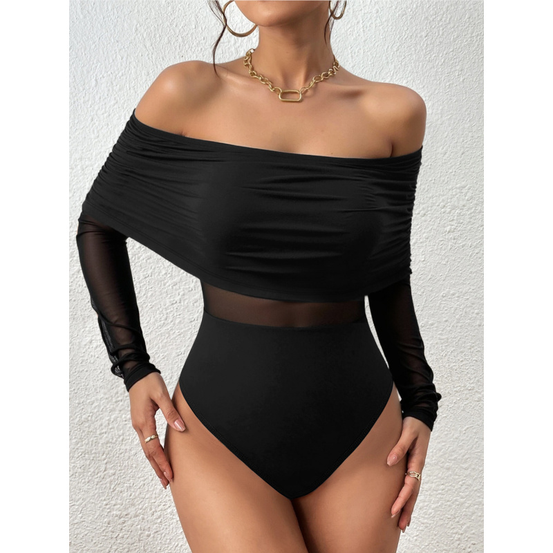 เสื้อยืดแขนยาวแบบเปิดไหล่สำหรั - Off Shoulder Top บทวิจารณ์และราคา