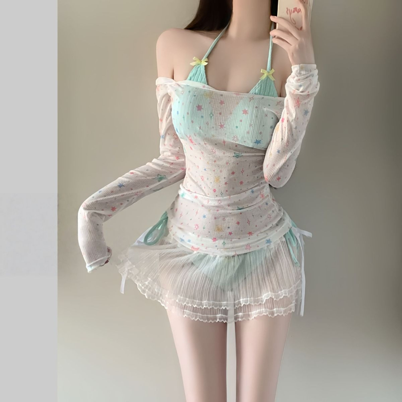 ชุดบิกินี่แขนยาวสำหรับผู้หญิง  - Women'S Fashion บทวิจารณ์และราคา