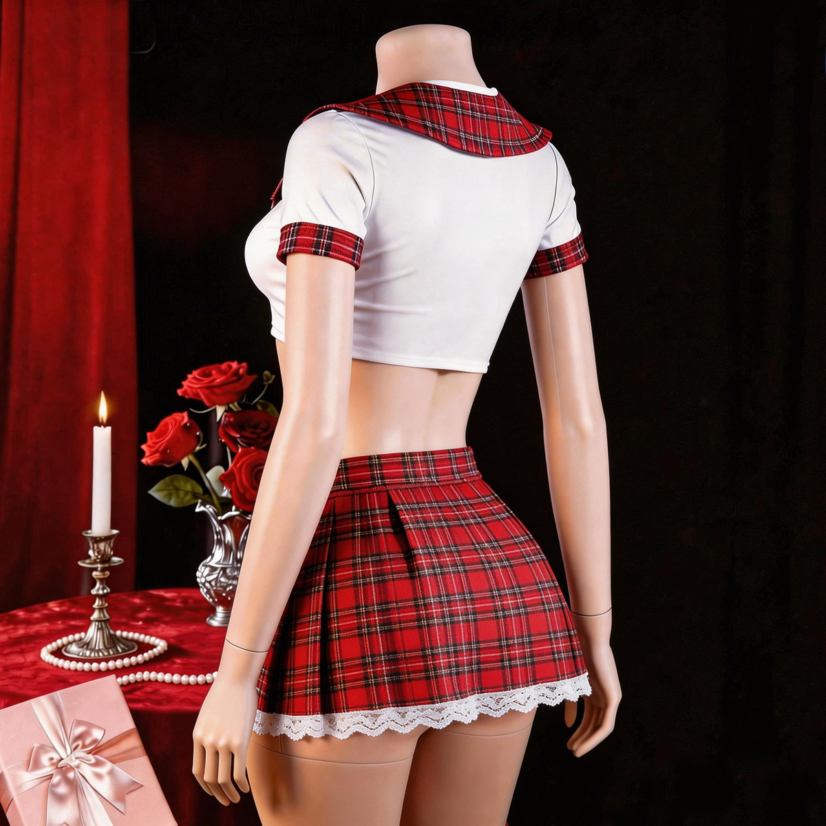 ชุดชั้นในเซ็กซี่สีแดง ชุดนอนวา - Women'S Fashion Line บทวิจารณ์และราคา