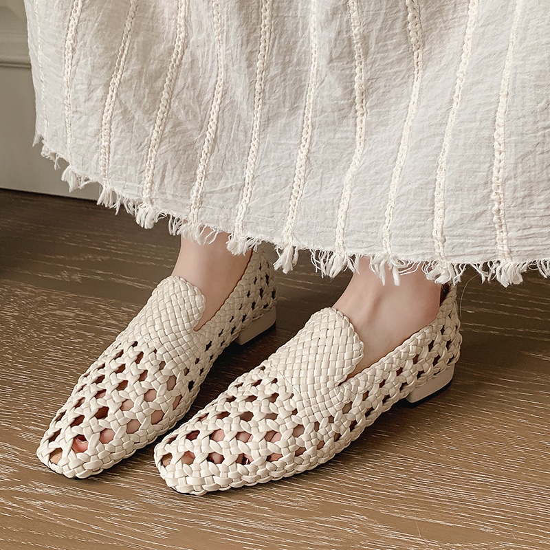 รองเท้าสานหนังแท้แฟชั่นสุดฮิตป - Women'S Fashion Sandals บทวิจารณ์และราคา