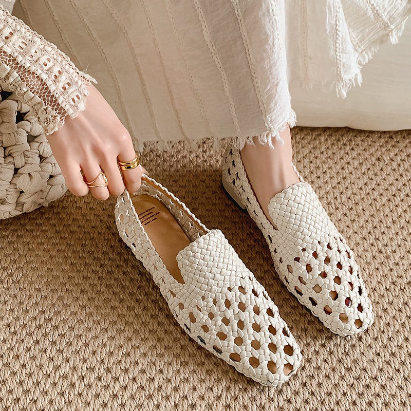 รองเท้าสานหนังแท้แฟชั่นสุดฮิตป - Women'S Fashion Sandals บทวิจารณ์และราคา
