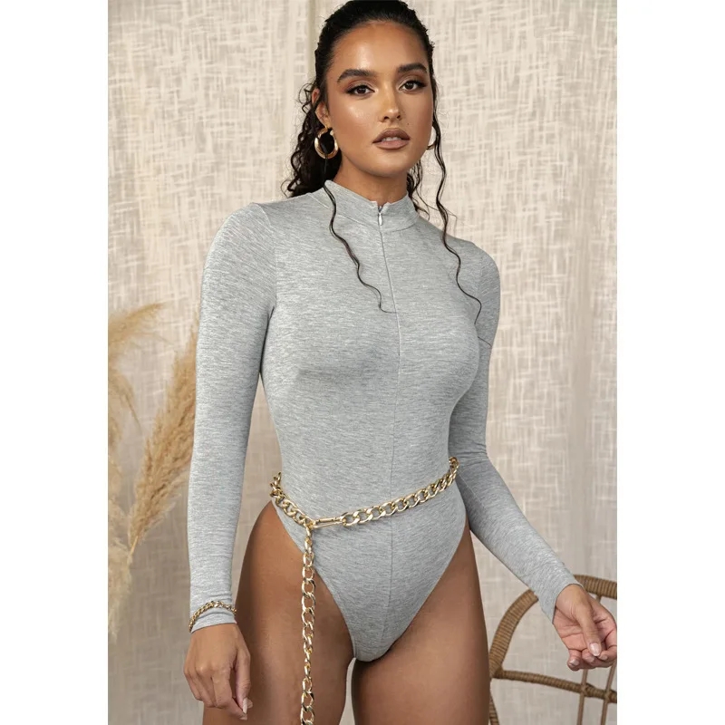 บอดี้สูทเข้ารูปมีซิปสำหรับผู้ห - Turtleneck Bodysuit บทวิจารณ์และราคา