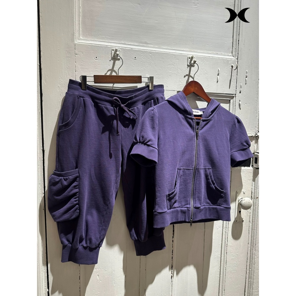 เสื้อฮู้ดซิปแขนสั้นสไตล์สาวสปอ - Women'S Fashion Suit บทวิจารณ์และราคา