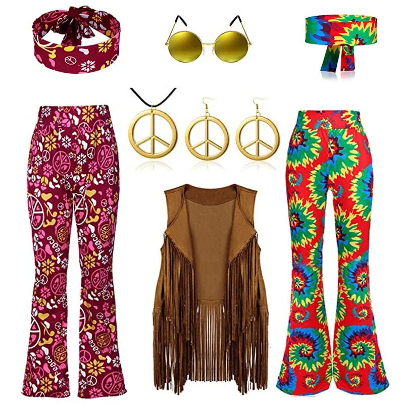Hippie Disco 60s 70s คอสเพลย์เ - Women'S Fashion From The 70S บทวิจารณ์และราคา