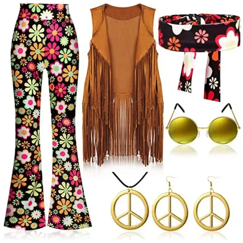 Hippie Disco 60s 70s คอสเพลย์เ - Women'S Fashion From The 70S บทวิจารณ์และราคา