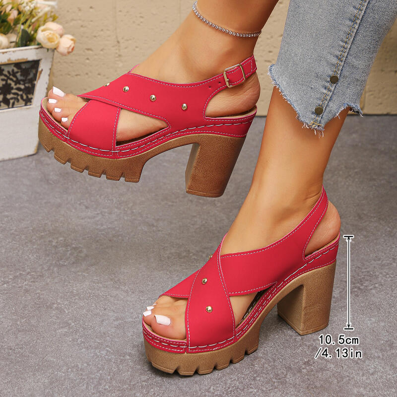 รองเท้าส้นสูงแบบวินเทจ สายไขว้ - Women'S Fashion Spring Summer 2026 บทวิจารณ์และราคา