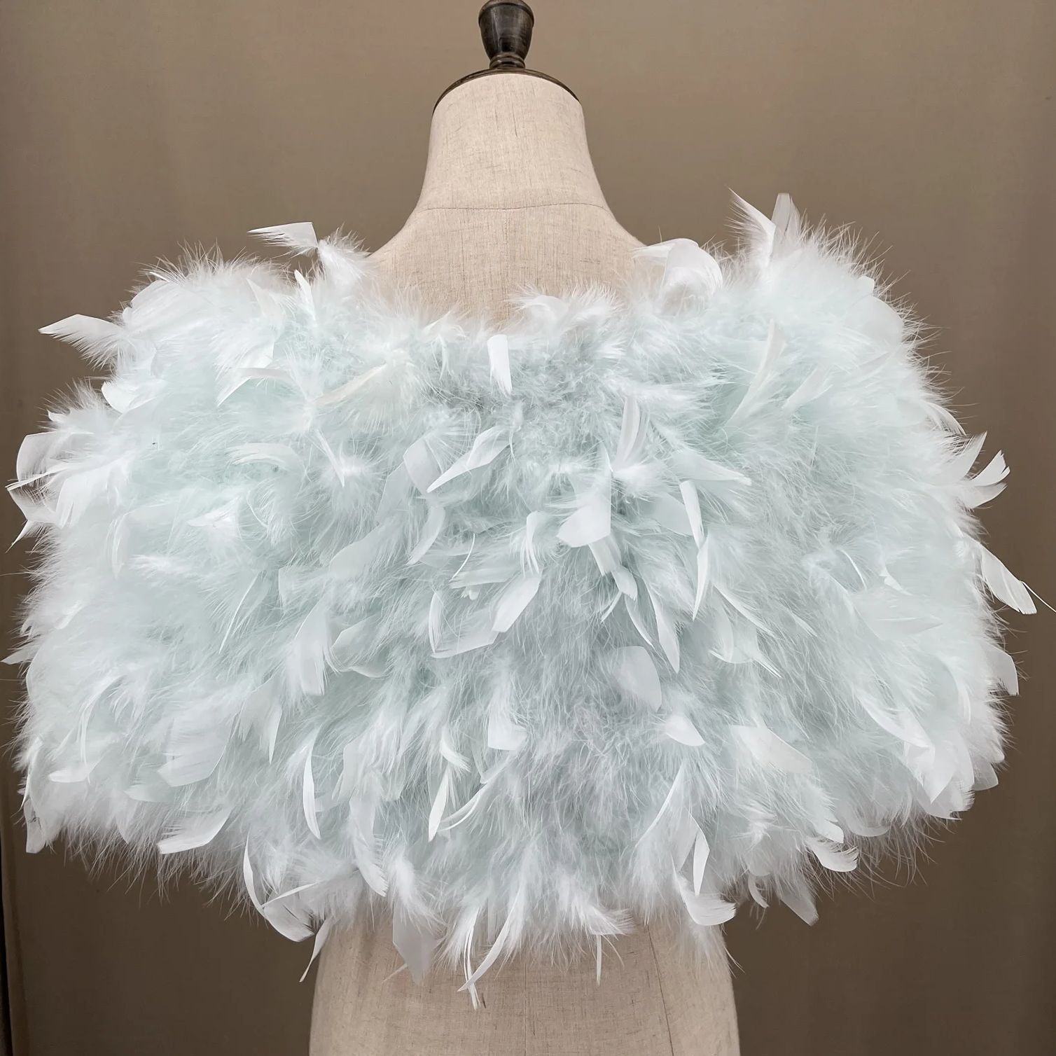 ผ้าคลุมไหล่ขนไก่งวงจริงด้วยดอก - Turkey Women Fashion บทวิจารณ์และราคา