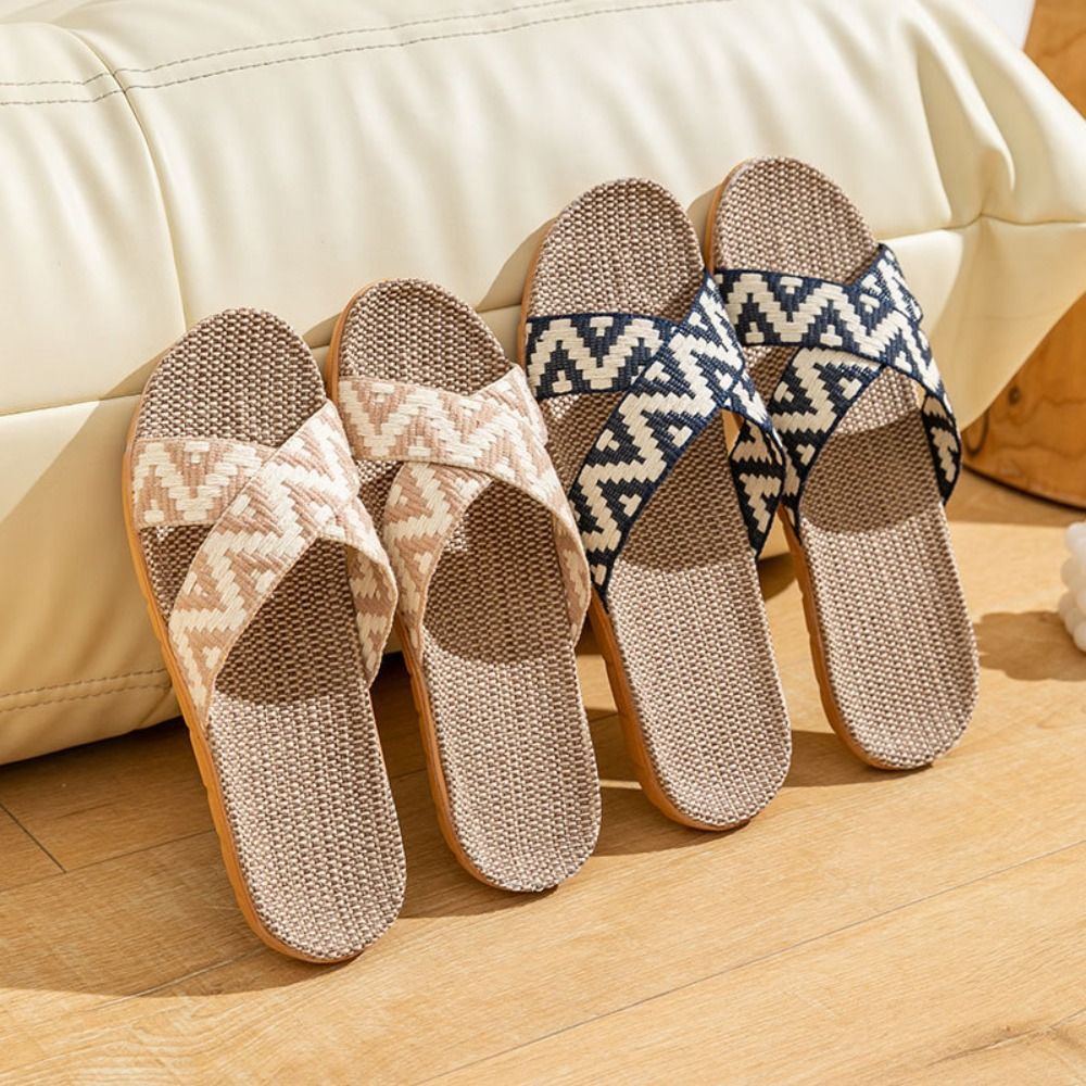 รองเท้าแตะสไตล์ชาติพันธุ์ผ้าลิ - Women'S Fashion Sandals บทวิจารณ์และราคา