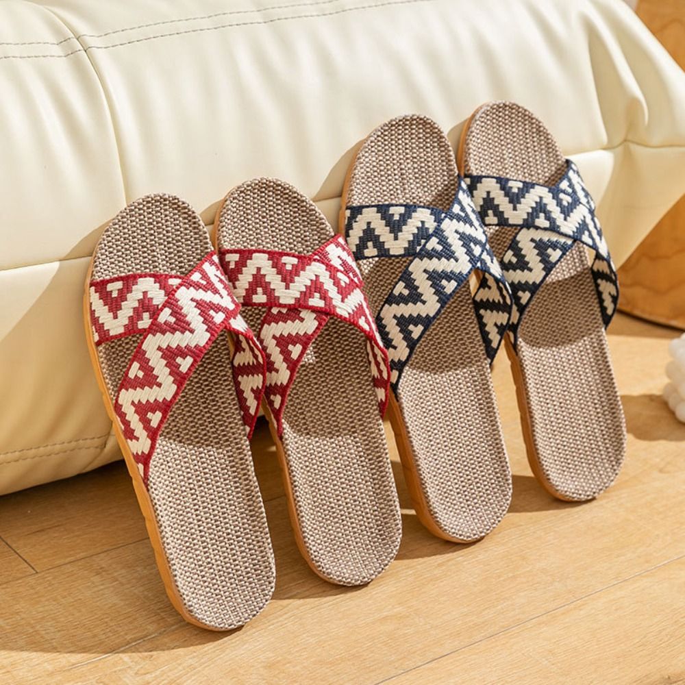 รองเท้าแตะสไตล์ชาติพันธุ์ผ้าลิ - Women'S Fashion Sandals บทวิจารณ์และราคา